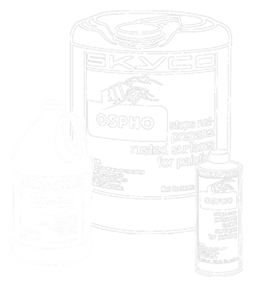 Ospho and Rust-i-cide container pictures